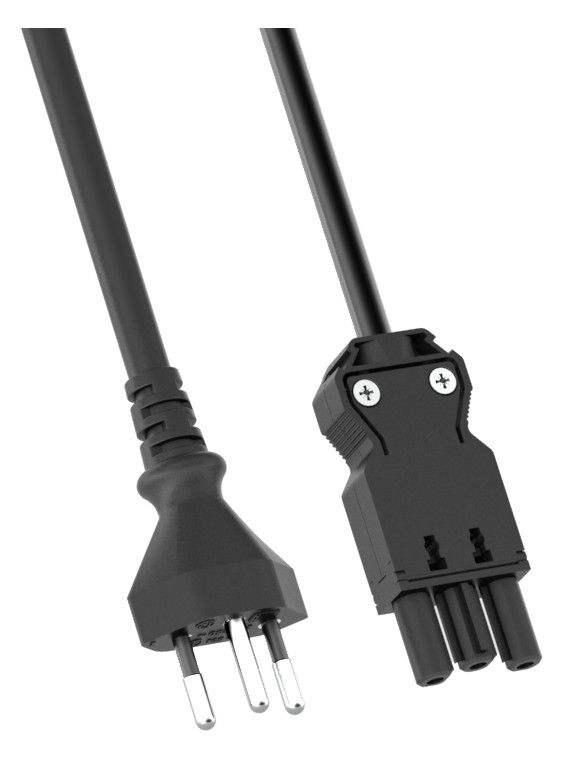 Bachmann GST18 3m Black Power plug type J