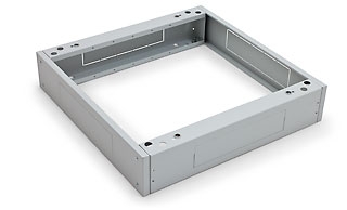 Triton 19"Schrank,zbh. Sockel, RDA/RTA, B800xT1200, Lichtgrau, bis 1900Kg,