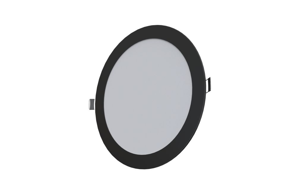 Synergy 21 LED Ultra Slim LED Panel Light V6 12W SWW/WW/NW (3CCT) Schwarz 24V