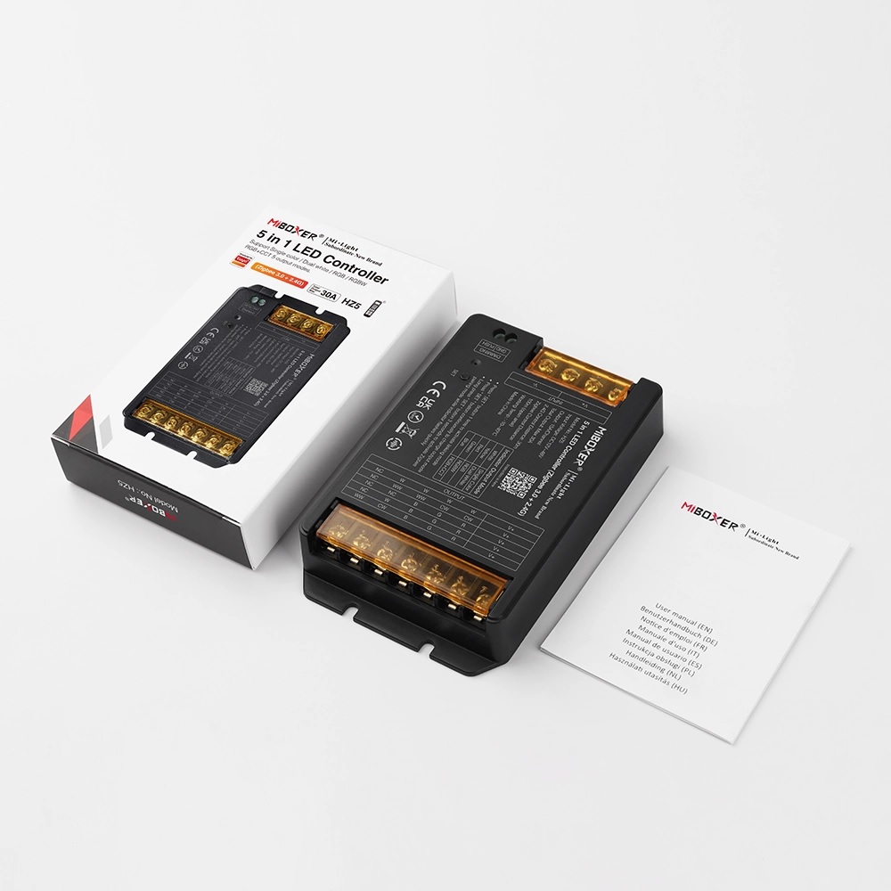 MiBoxer HZ5 LED Controller 2in1 DC12~48V Zigbee 3.0+ 2.4G HP 30A